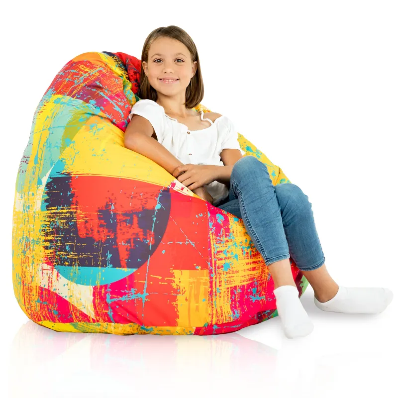 Stylischer Sitzsack für Garten und Outdoor-Bereich