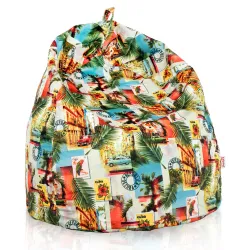 Sitzsack Klassik - Premium Print-Stoff