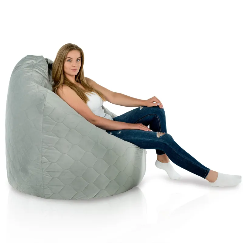Riesensitzsack XXL für Erwachsene - Soft-Velours – Ansicht 37