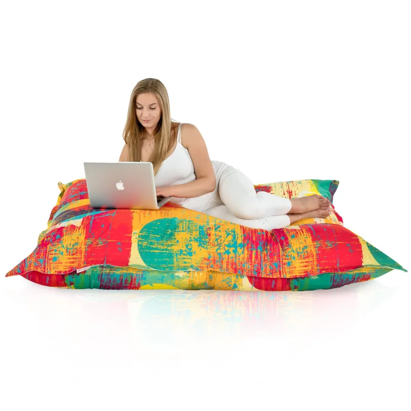 sitzkissen XXL für Erwachsene - Premium Print-Stoff – Ansicht 41