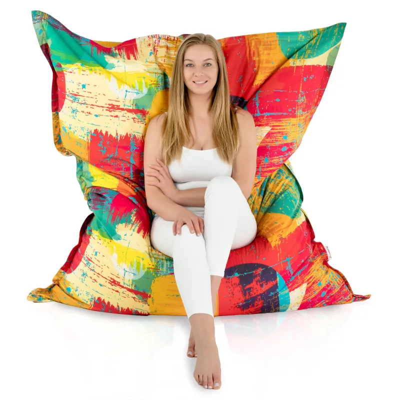 sitzkissen XXL für Erwachsene - Premium Print-Stoff – Ansicht 83