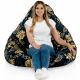 Kinzlersitzsack XXL Drop GOLDENE BLÄTTER