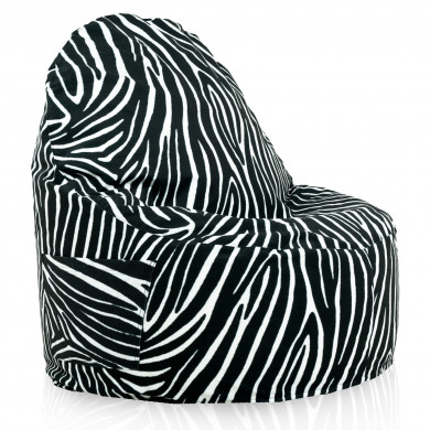Sitzsack Sessel Porto Zebra