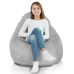 Smart Kompakt-Sitzsack Porto - Yeti Kunstfell – Ansicht 3