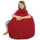 Sitzsack Sessel Porto Plüsch Rot