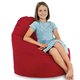 Sitzsack Sessel Porto Plüsch Rot