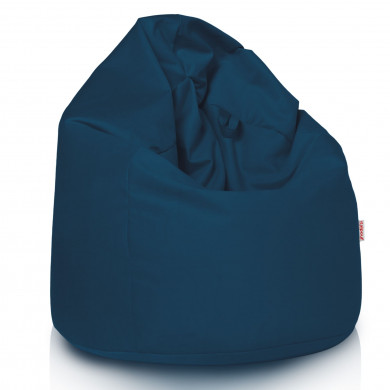 Marineblau Sitzsack XL Plüsch