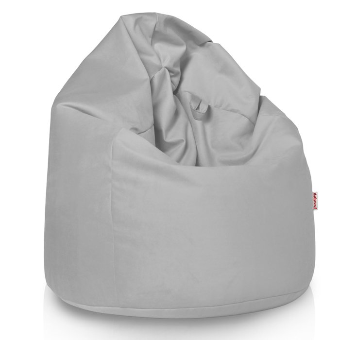 Hellgrau Sitzsack XL Plüsch