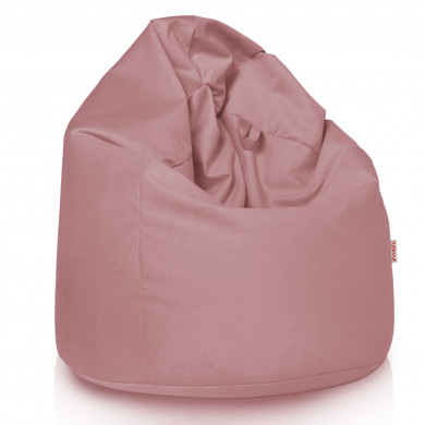 Puderrosa Sitzsack Plüsch