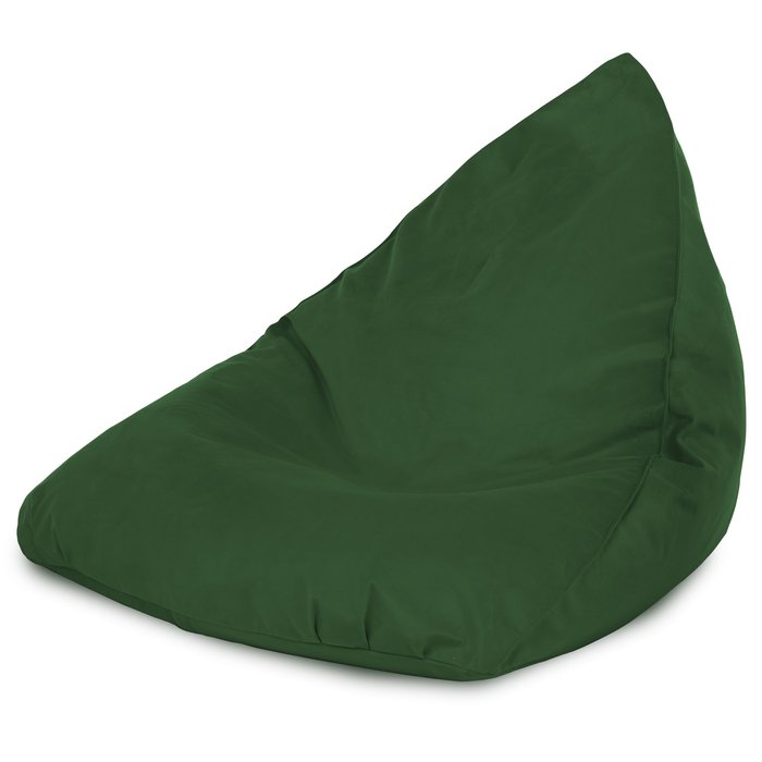 dunkelgrün Sitzsack Liege Plüsch Bermuda