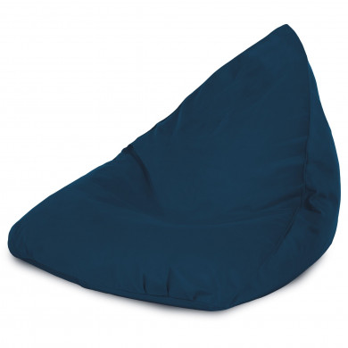 Marineblau Sitzsack Liege Plüsch Bermuda