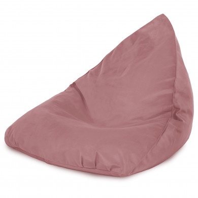 Puderrosa Sitzsack Liege Plüsch Bermuda