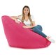 Rosa Sitzsack Mit Lehne Drop Plüsch Pink