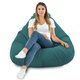 Königsblau Sitzsack Mit Lehne Drop Plüsch