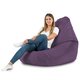 Lavender Sitzsack Mit Lehne Drop Plüsch