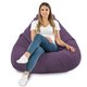 Lavender Sitzsack Mit Lehne Drop Plüsch