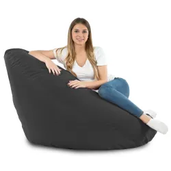 Sitzsack mit Rückenlehne XXL Drop - Soft-Velours – Ansicht 57