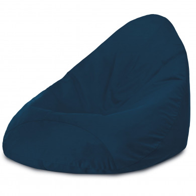 Marineblau Sitzsack Mit Lehne Drop Plüsch