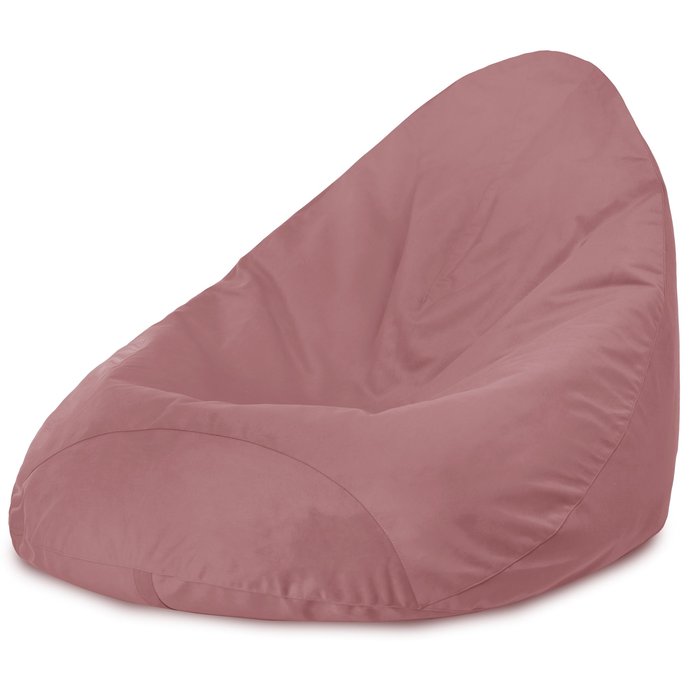 Puderrosa Sitzsack Mit Lehne Drop Plüsch