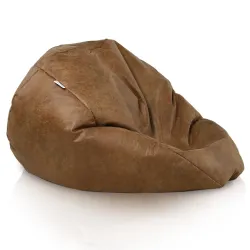 Riesensitzsack XXL für Erwachsene - Premium Echtleder – Ansicht 2