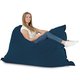 Marineblau Sitzkissen XXL Plüsch