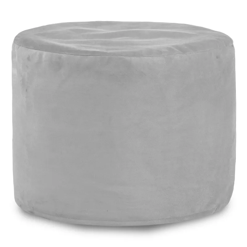 Pouf Runder Sitzhocker Zylinder - Soft-Velours – Ansicht 8