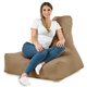 Sitzsack Sessel Bali Plüsch Beige