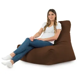 Sitzsack-Sessel mit Rückenlehne Bali - Soft-Velours – Ansicht 31