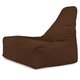 Sitzsack Sessel Bali Plüsch Braun
