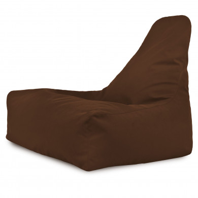 Sitzsack Sessel Bali Plüsch Braun