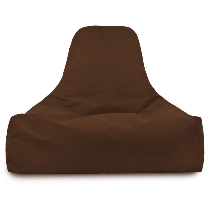 Sitzsack Sessel Bali Plüsch Braun
