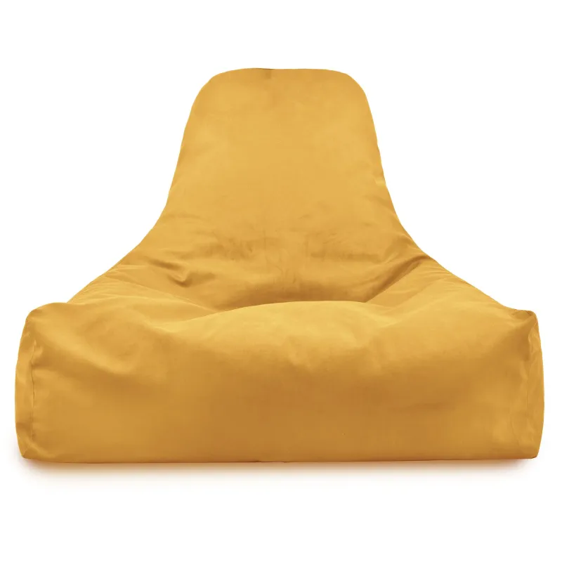 Sitzsack-Sessel mit Rückenlehne Bali - Soft-Velours – Ansicht 17