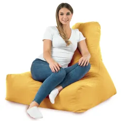 Sitzsack-Sessel mit Rückenlehne Bali - Soft-Velours – Ansicht 77