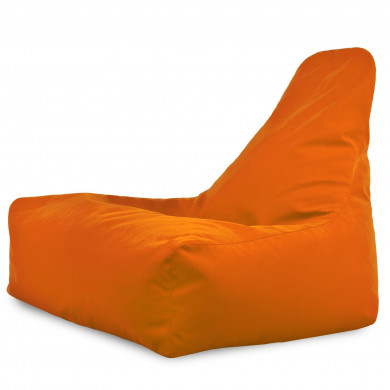 Sitzsack Sessel Bali Plüsch Orange
