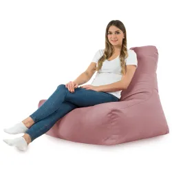 Sitzsack-Sessel mit Rückenlehne Bali - Soft-Velours – Ansicht 33