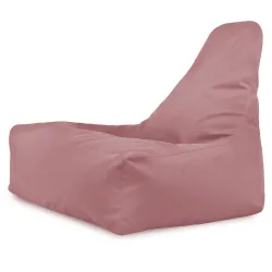 Sitzsack-Sessel mit Rückenlehne Bali - Soft-Velours