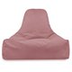 Sitzsack Sessel Bali Plüsch Puderrosa