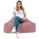 Sitzsack Sessel Bali Plüsch Puderrosa