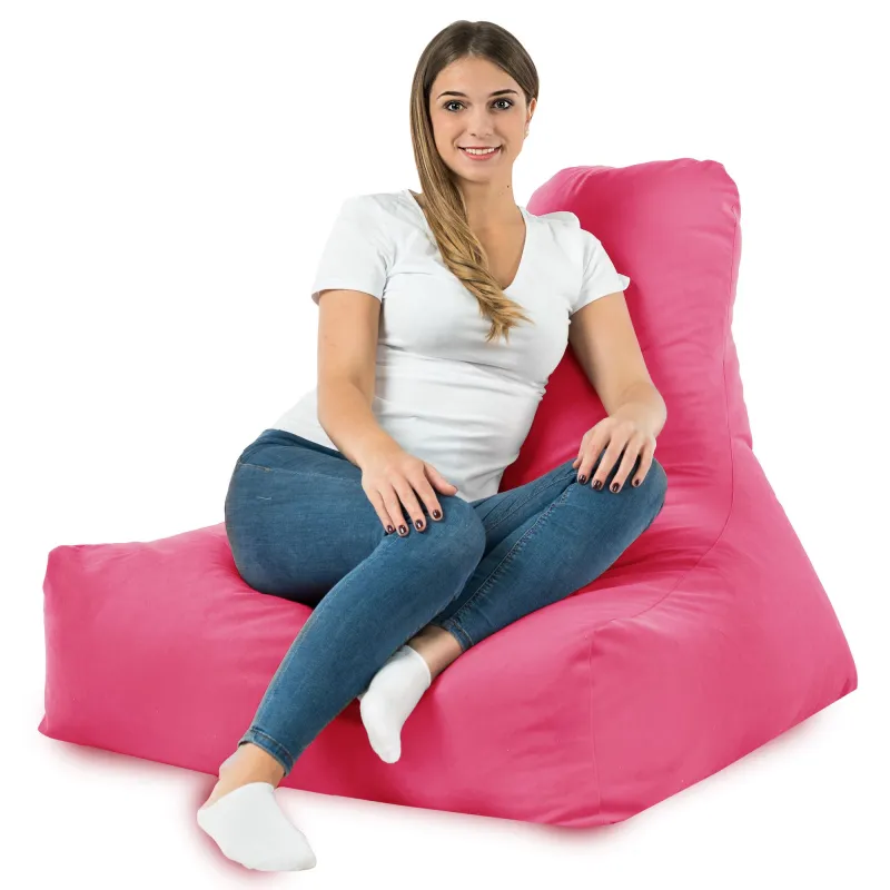 Sitzsack-Sessel mit Rückenlehne Bali - Soft-Velours – Ansicht 79
