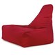 Sitzsack Sessel Bali Plüsch Rot
