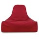 Sitzsack Sessel Bali Plüsch Rot