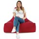 Sitzsack Sessel Bali Plüsch Rot