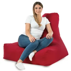 Sitzsack-Sessel mit Rückenlehne Bali - Soft-Velours – Ansicht 80