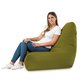 Sitzsack Sessel Bali Plüsch grün