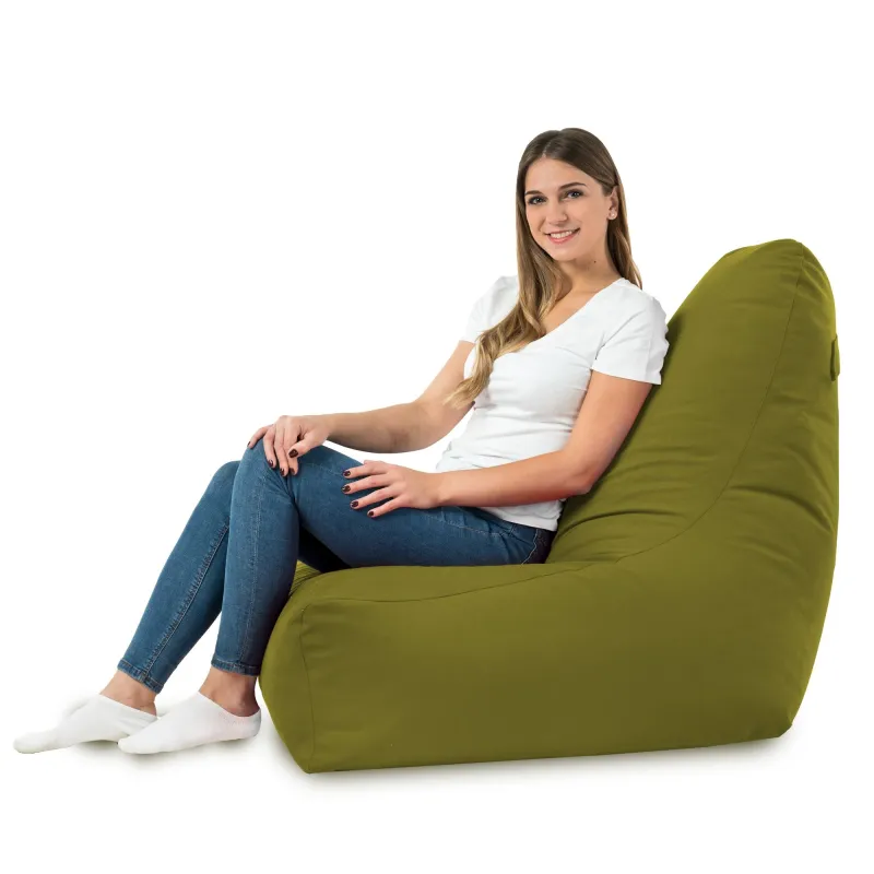 Sitzsack-Sessel mit Rückenlehne Bali - Soft-Velours – Ansicht 51