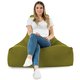 Sitzsack Sessel Bali Plüsch grün