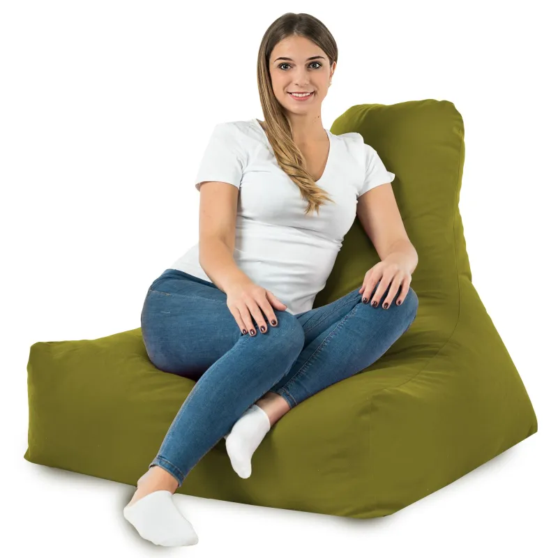 Sitzsack-Sessel mit Rückenlehne Bali - Soft-Velours – Ansicht 81