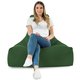 Sitzsack Sessel Bali Plüsch dunkelgrün