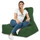 Sitzsack Sessel Bali Plüsch dunkelgrün