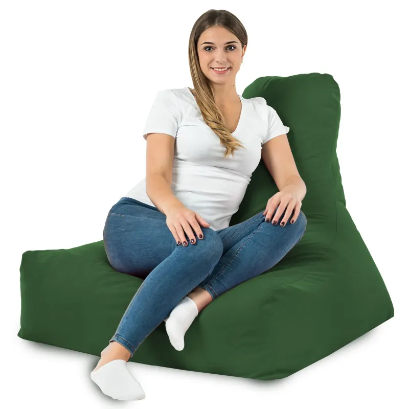Sitzsack-Sessel mit Rückenlehne Bali - Soft-Velours – Ansicht 82